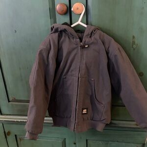 Berne Youth Softstone Duck Hooded Jacket - Rarely Worn